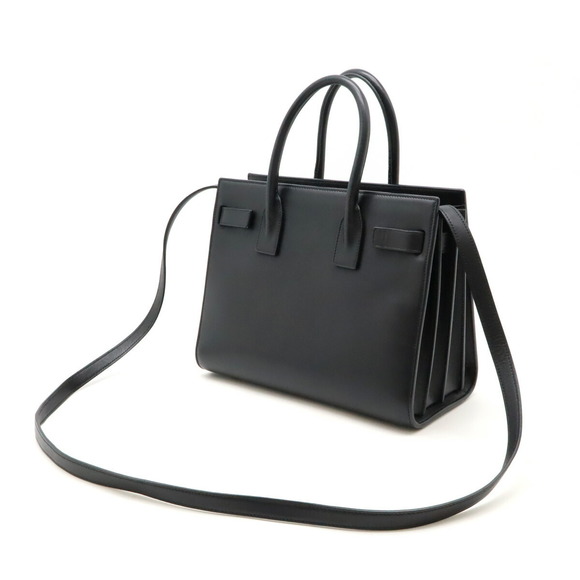 Saint Laurent Jour Handbag de Leather Sac Baby Black - Picture 1 of 9